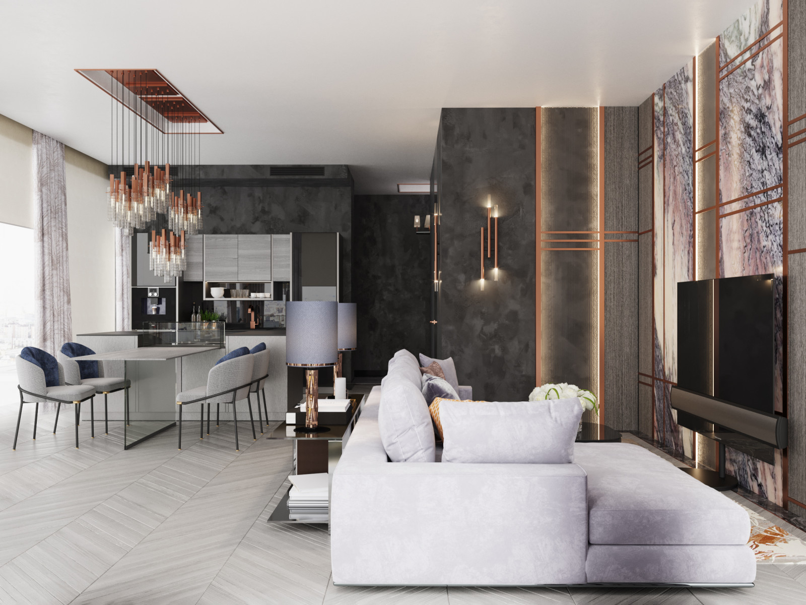 NEVA TOWERS Апартаменты 96m2