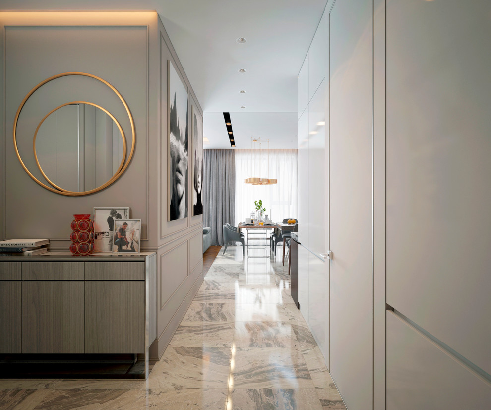 Ред Сайд - 87 кв.м. современный стиль и темные акценты