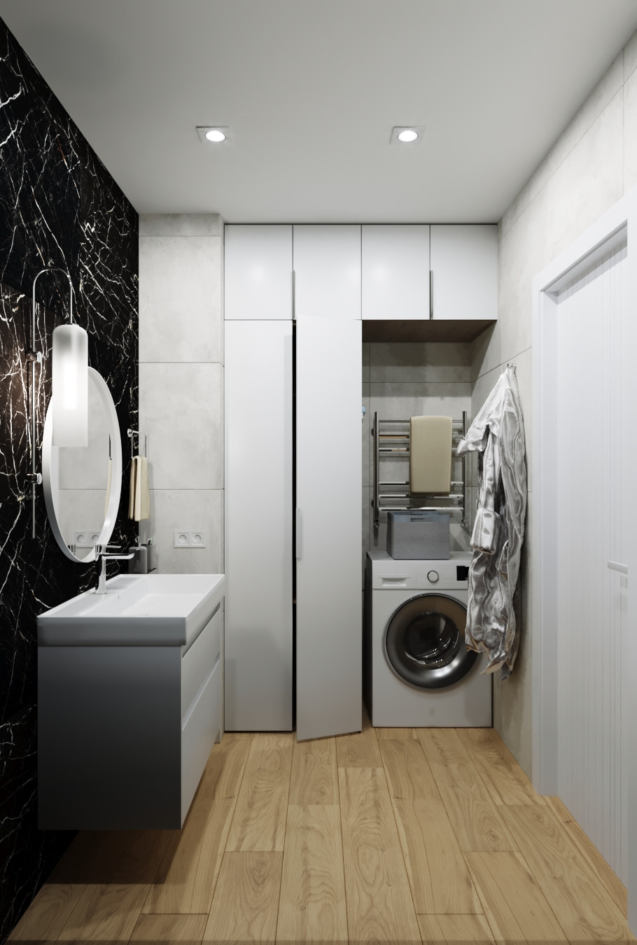 Квартира в минимализме на северной стороне