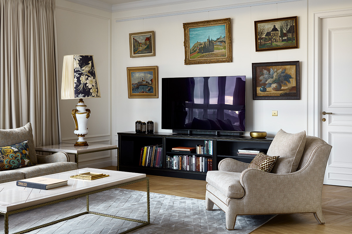 Квартира с китайской ширмой