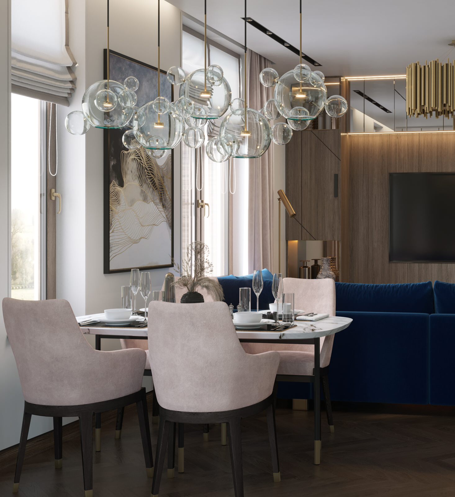 Квартира для молодой семьи 150м2