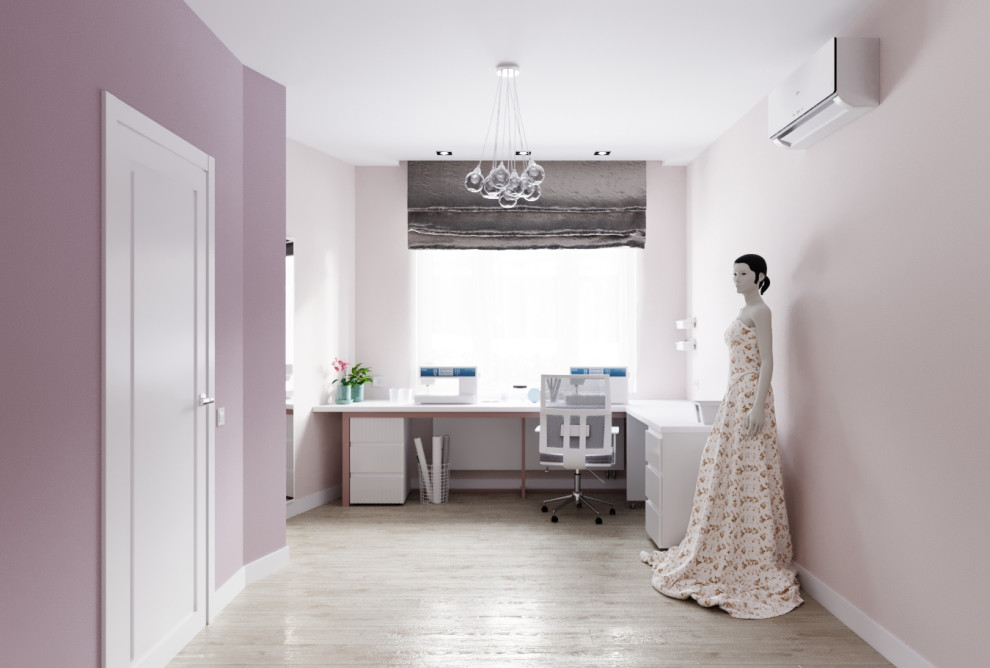 Эко минимализм в трёхкомнатной ЖК Маршал Град