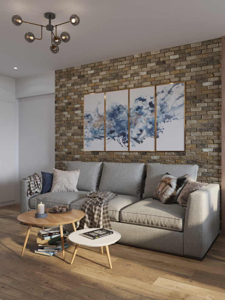 Обложка проекта: Гостиная для молодой семьи