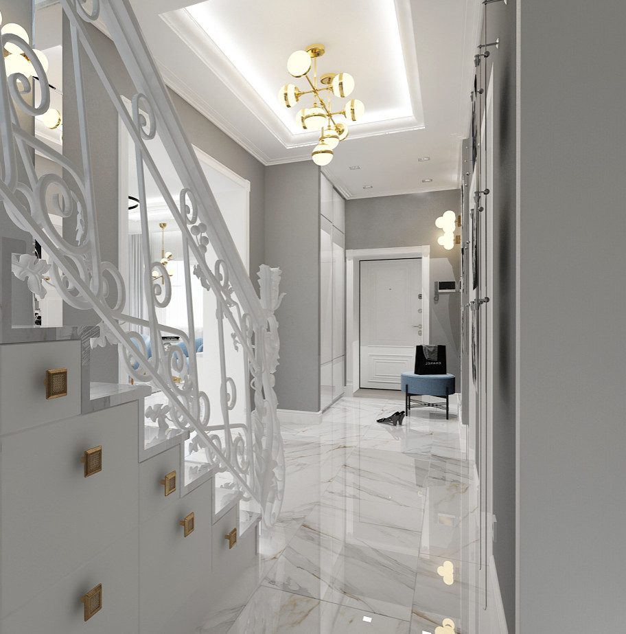 Дизайн-проект коттеджа г.Тюмень