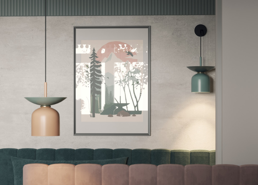 Проект детской комнаты для двух разнополых детей 19 кв.м.