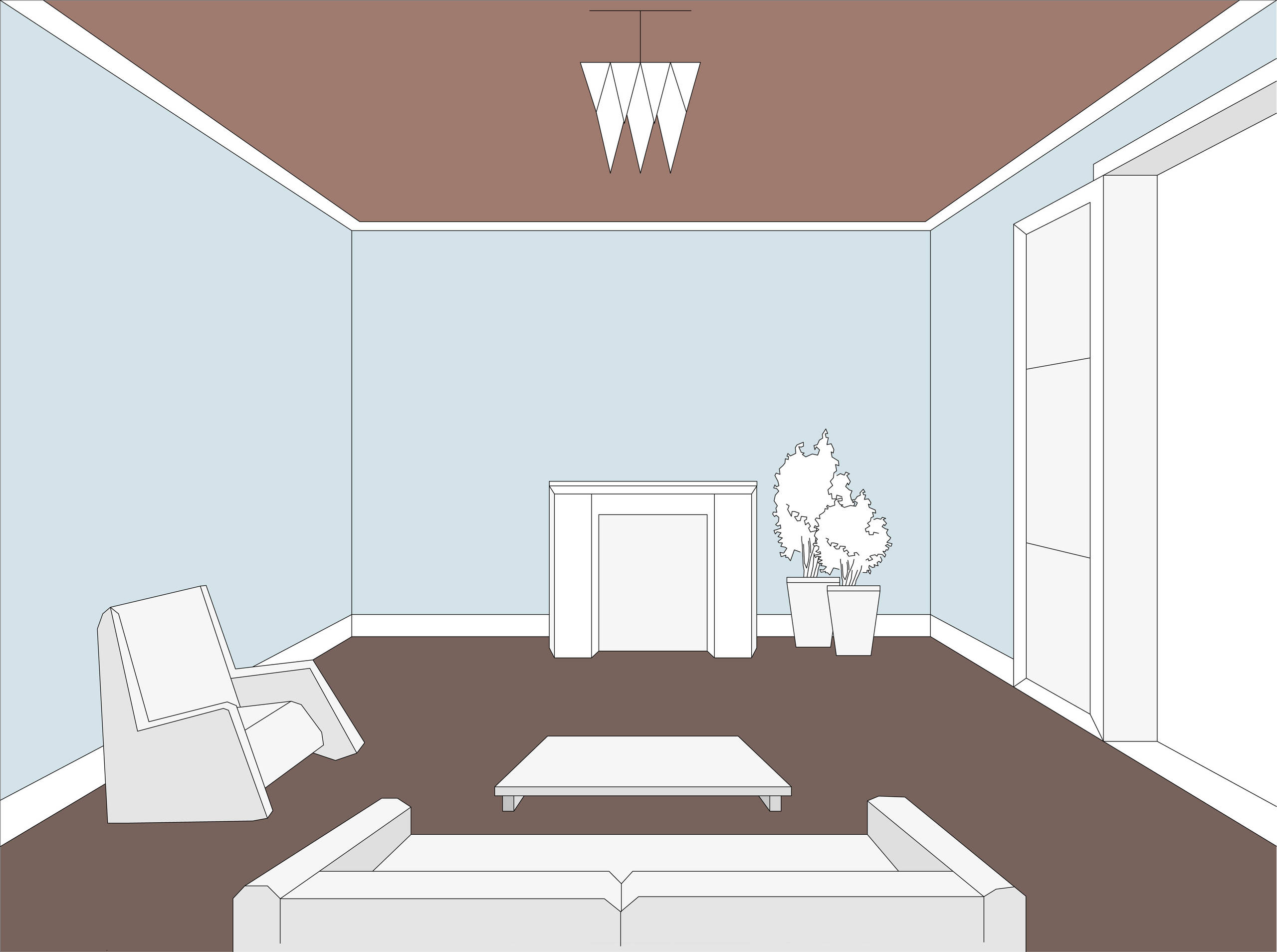 Пол, стены, потолок: Как сочетать их друг с другом