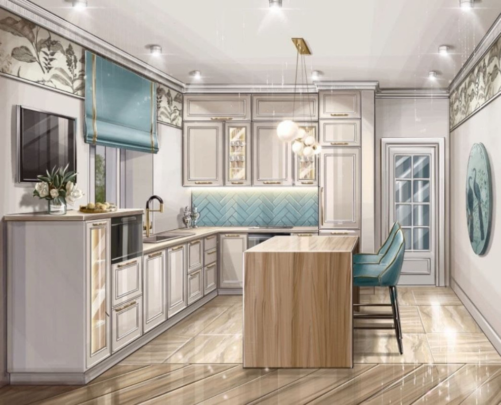 Загородный дом в английском стиле.