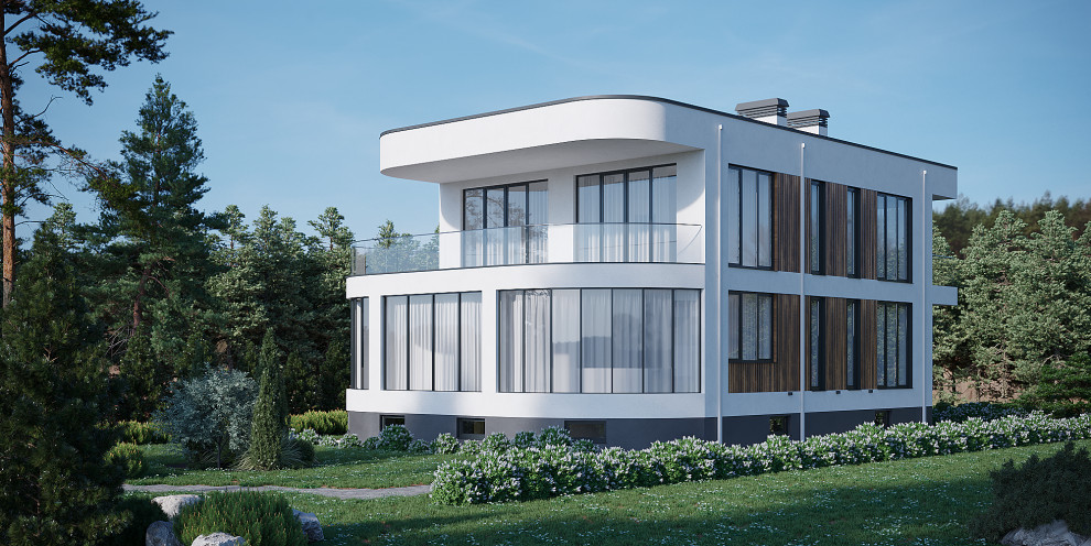 "Дом-пароход", с.Бессоновка Пензенская область