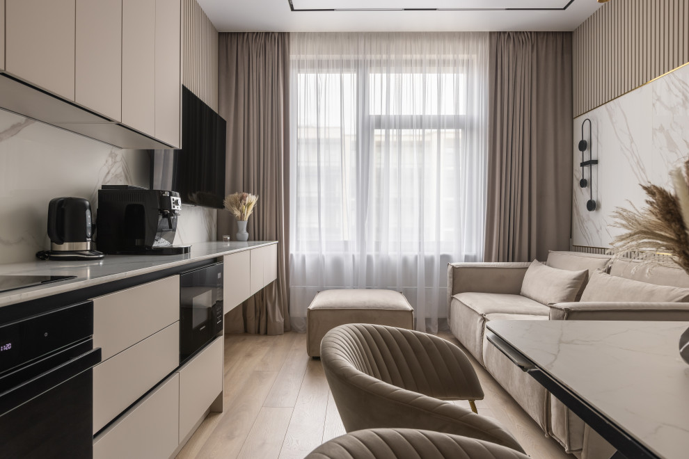 Светлая квартира в цвете кашемир