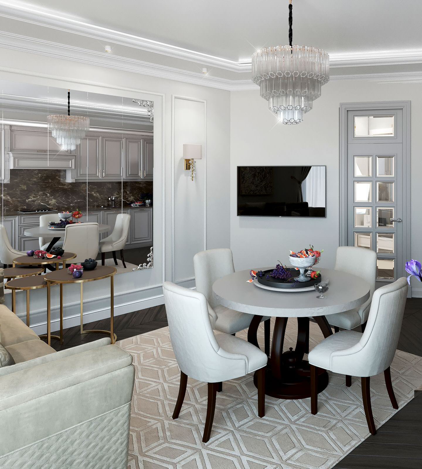 Трехкомнатная квартира в ЖК "Символ"