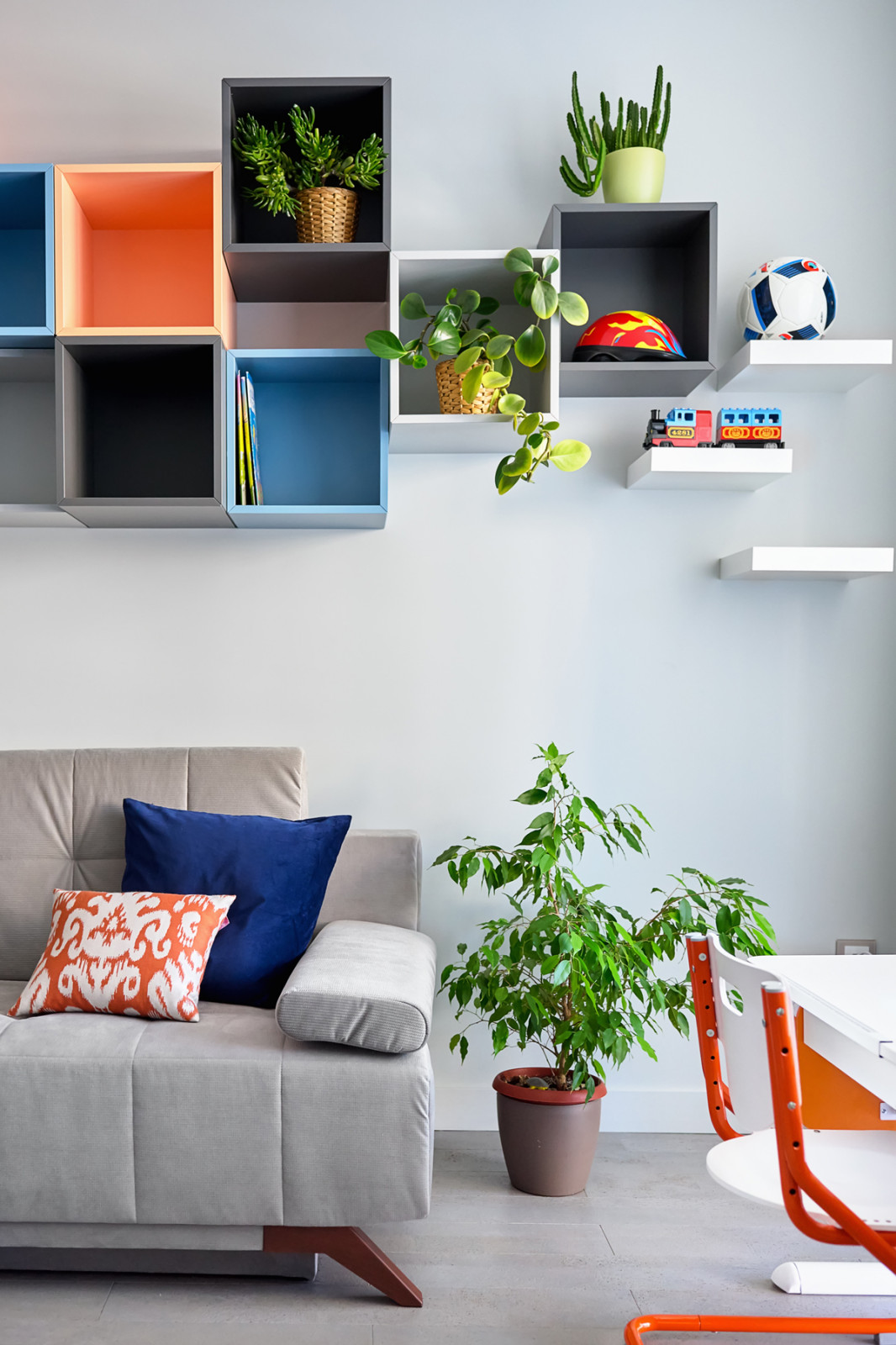 Маленькая квартира с морскими мотивами в Москве