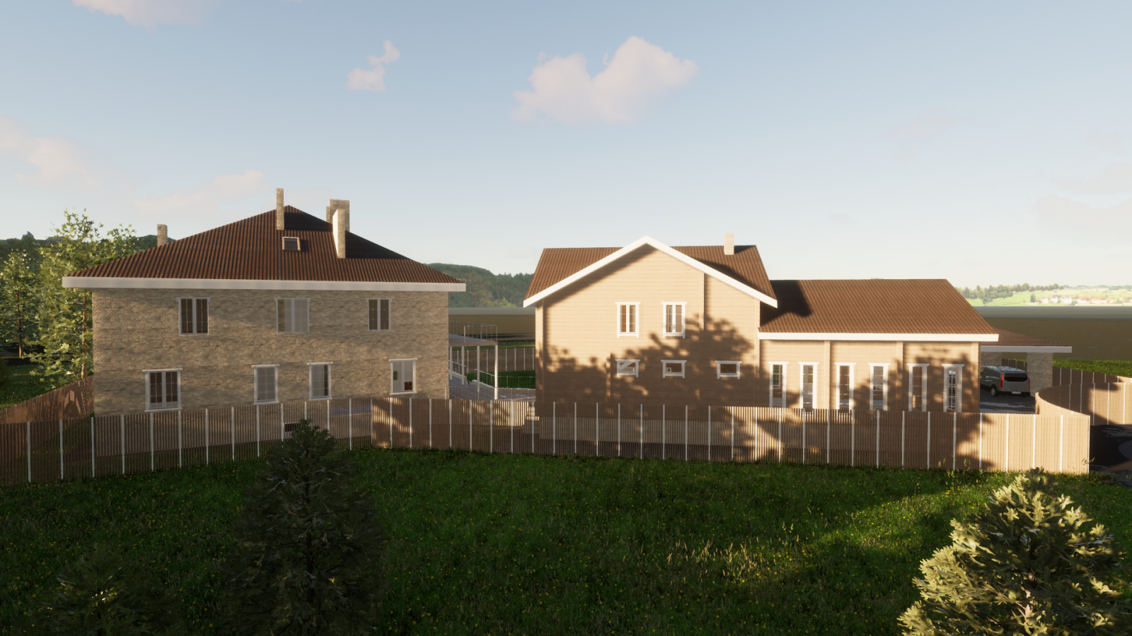 Жилой дом в Ленинградской области