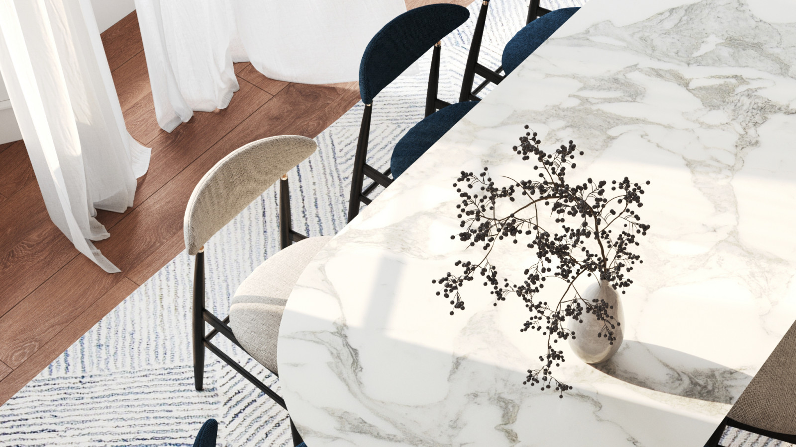 Mix of classic and modern style