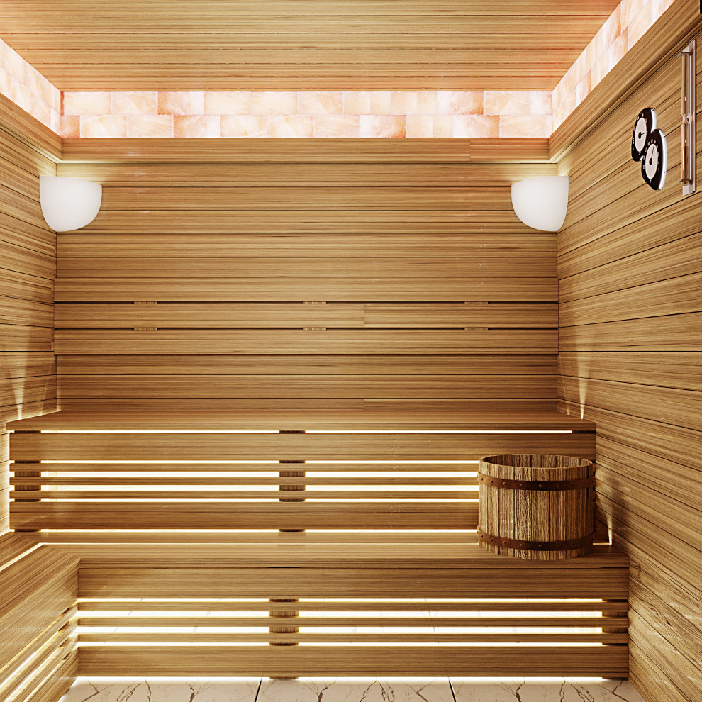 Дизайн-проект сауны в загородном доме