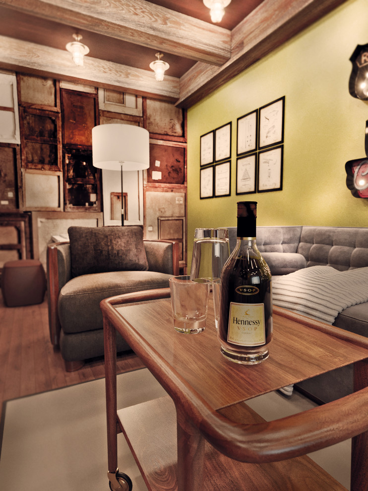 Обложка проекта: Квартира на Пулковском шоссе в стиле ирландского паба. 40 кв.м. Итог