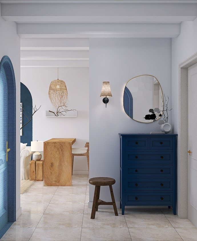 Прихожая в средиземноморском стиле
