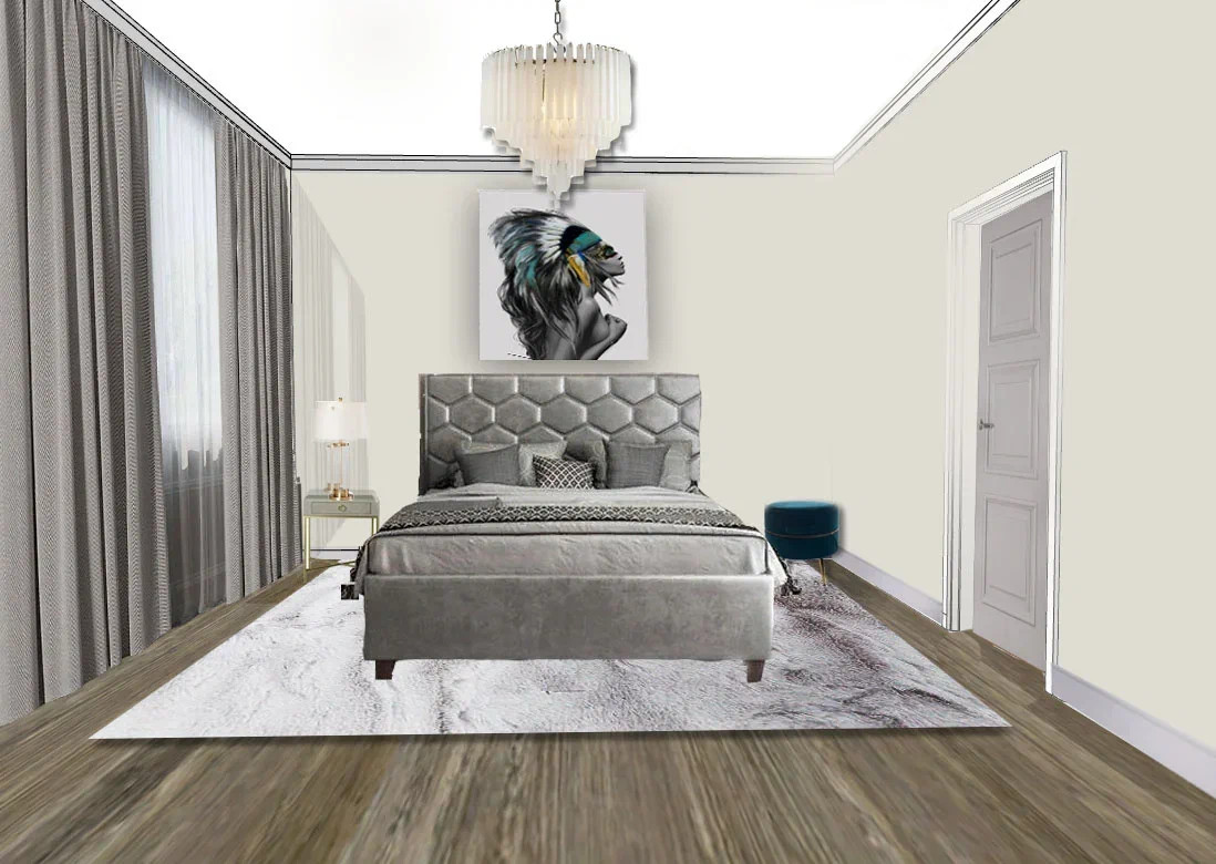 Коллаж-спальня.