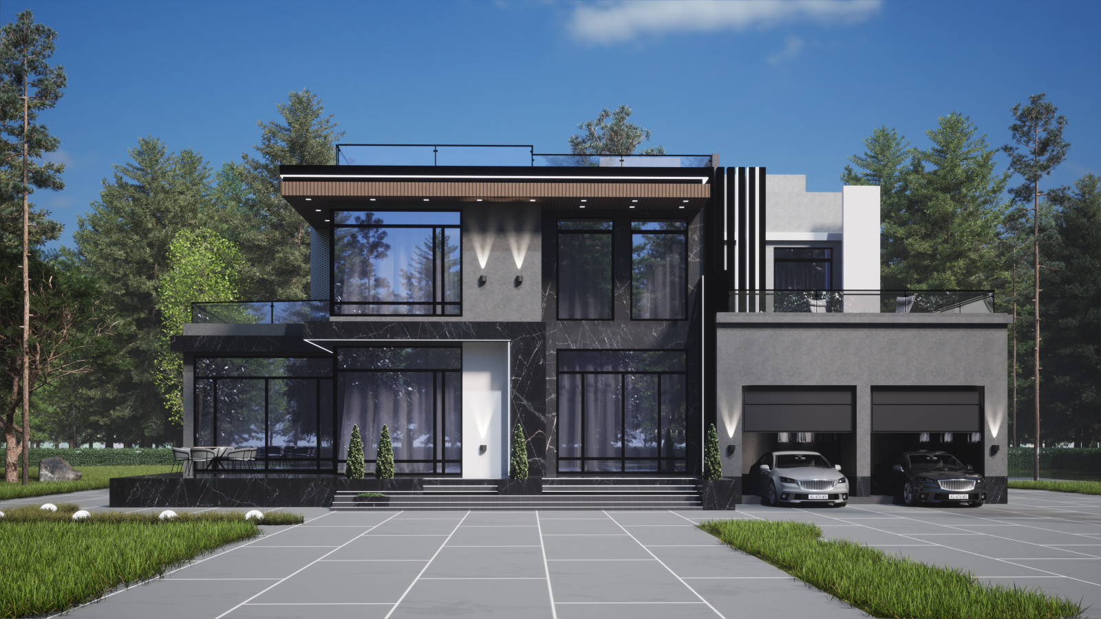 архитектурный проект жилого дома_500 кв.м.