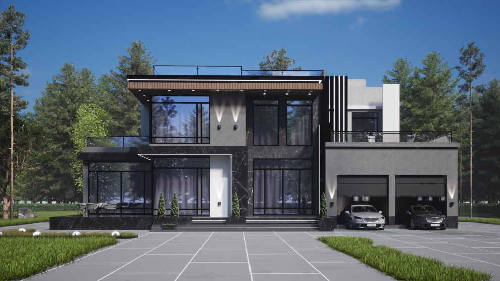 архитектурный проект жилого дома_500 кв.м.