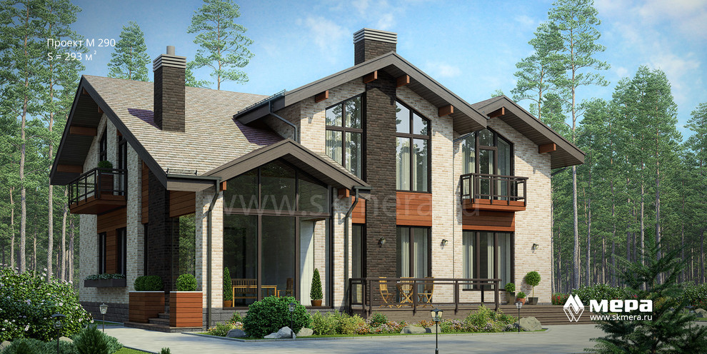 Современные каменные дома