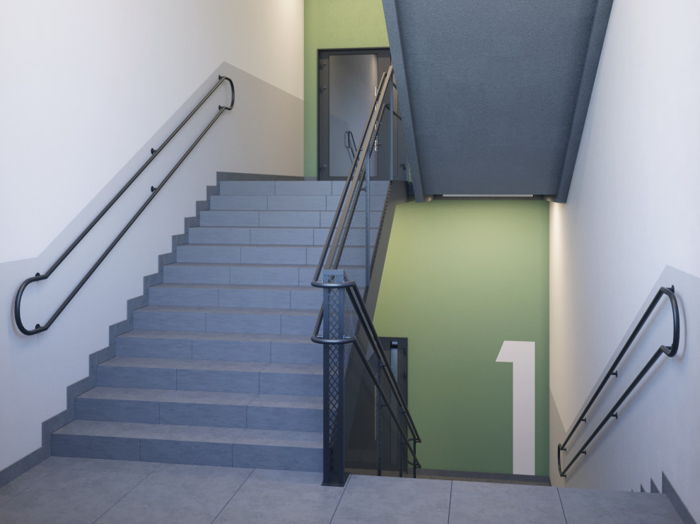 Дизайн-проект интерьеров школы на 825 мест