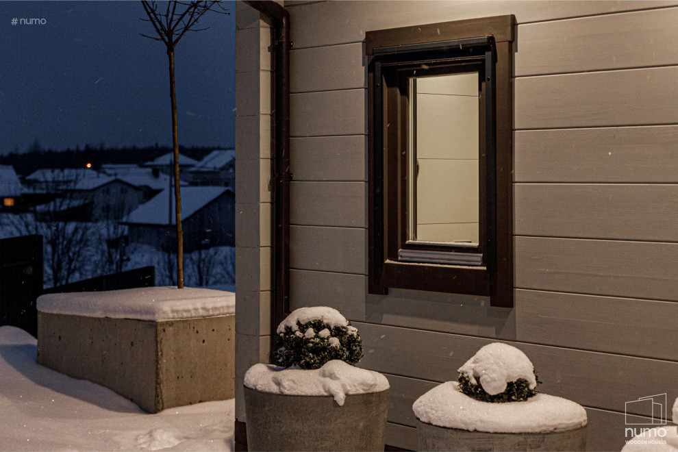 Обложка проекта: Стильный дом из бруса