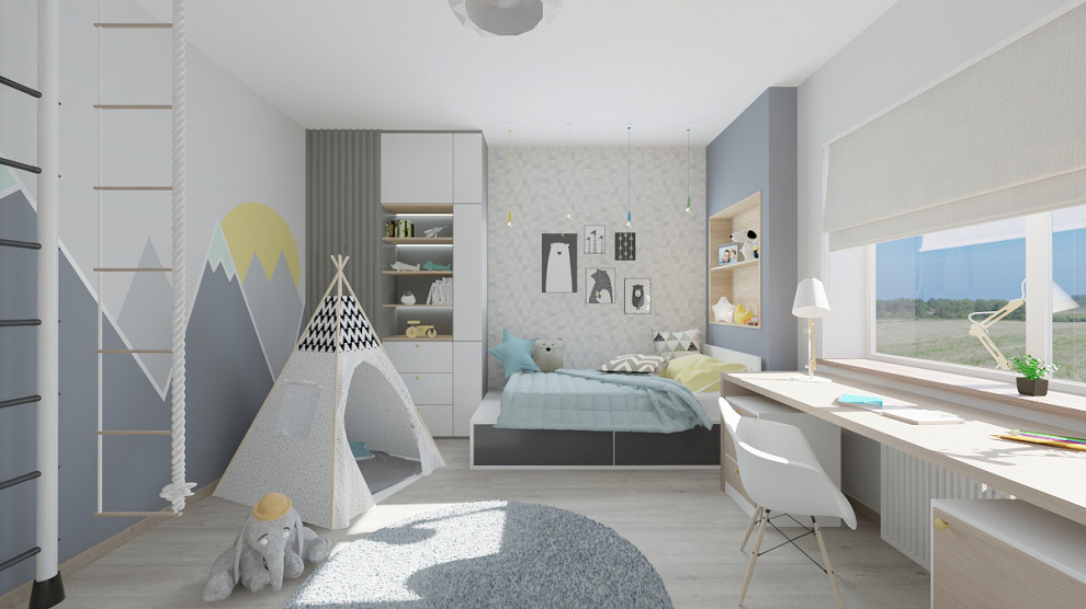 Обложка проекта: детская в Скандинавсом стиле