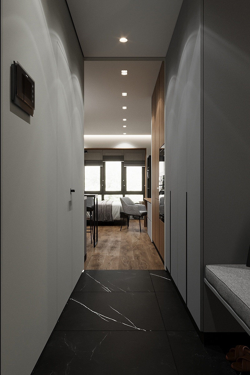 ЖК Парковый, квартира 30 кв.м. для молодой девушки, 2025