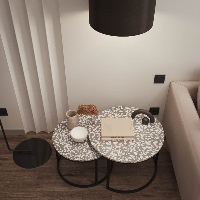 Нежная двушка в  ЖК Атлант