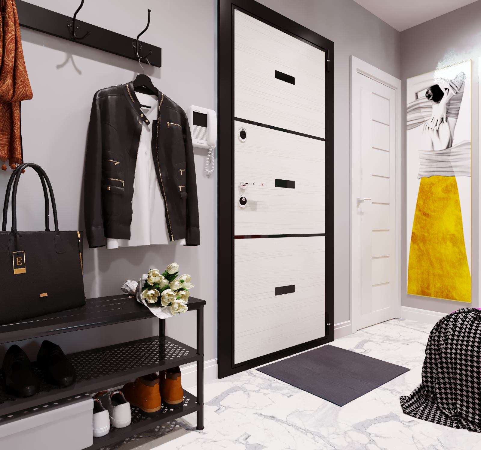 Гостиная в ЖК "Вертикаль", г. Тула