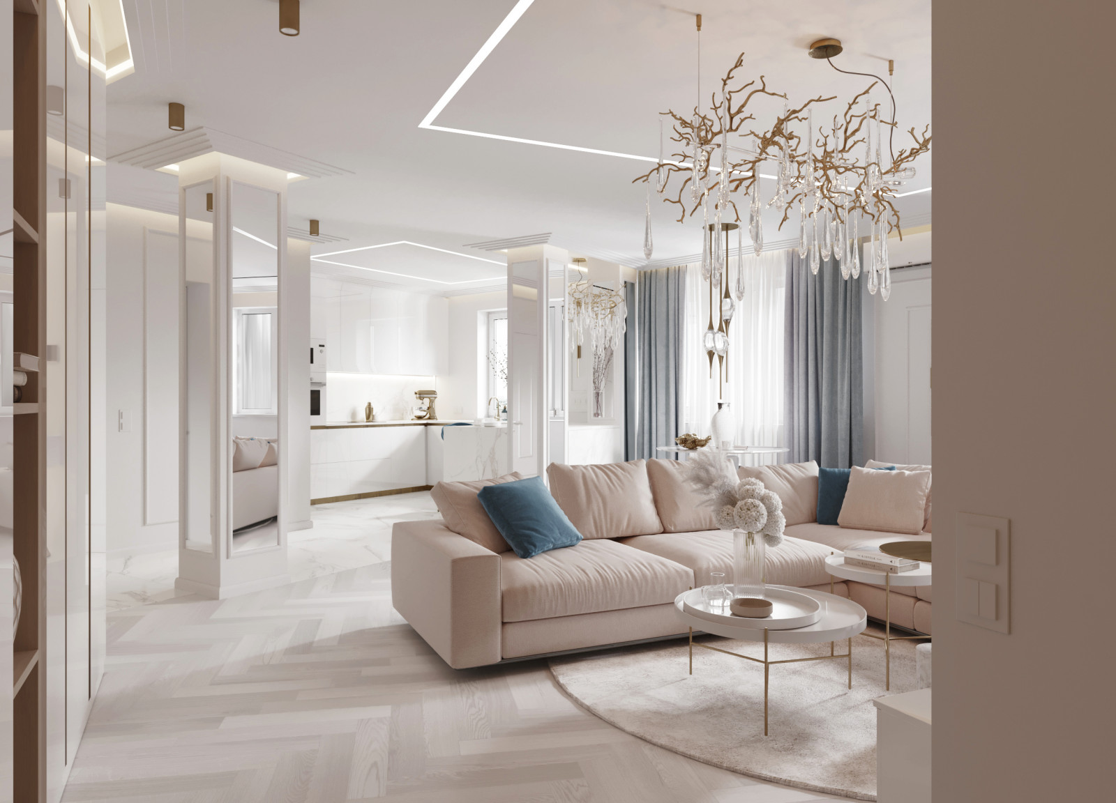 Обложка проекта: Микрорайон Лошица, двухкомнатная квартира