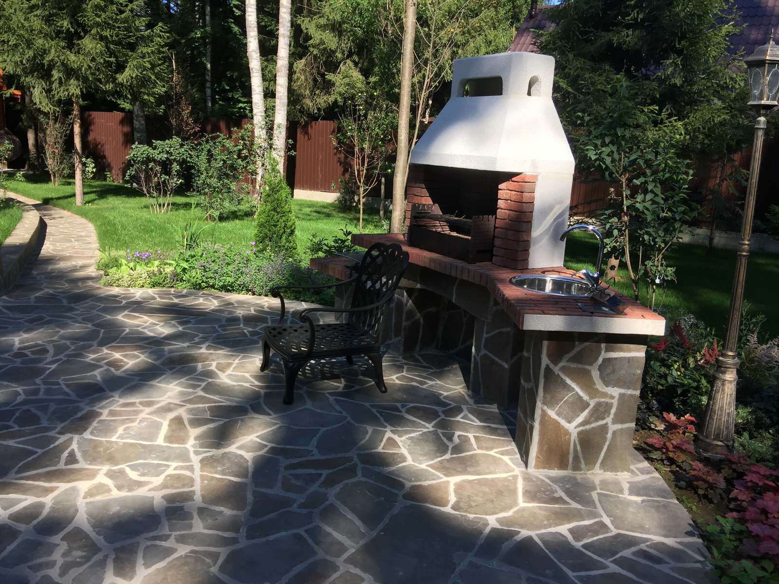 Ландшафтный дизайн участка 45 соток, КП Дубровка, МО