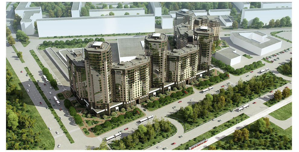 Обложка проекта: Многоэтажный комплекс