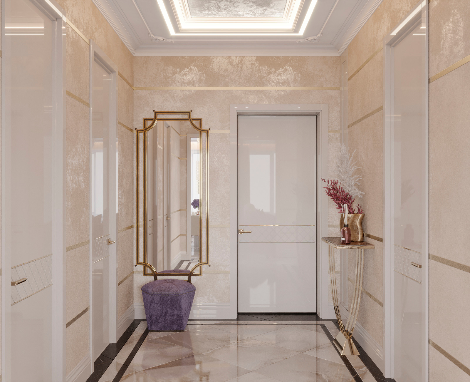 ДИЗАЙН ИНТЕРЬЕРА КВАРТИРЫ В ЖК РОДНОЙ ГОРОД. ВОРОНЦОВСКИЙ ПАРК, 114 КВ.М