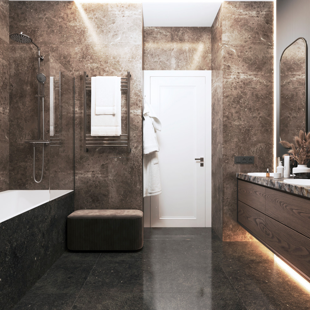 Дизайн интерьера "Санузел в ЖК "Символ"