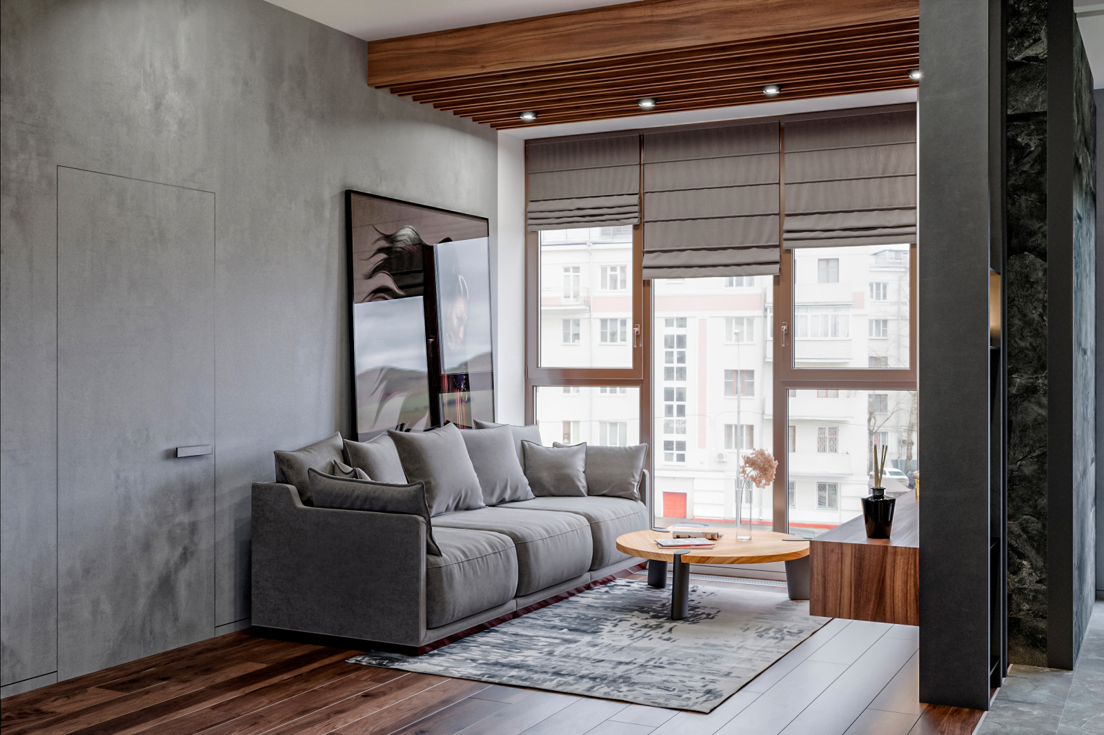 Стильный дизайн квартиры ЖК Редсайд