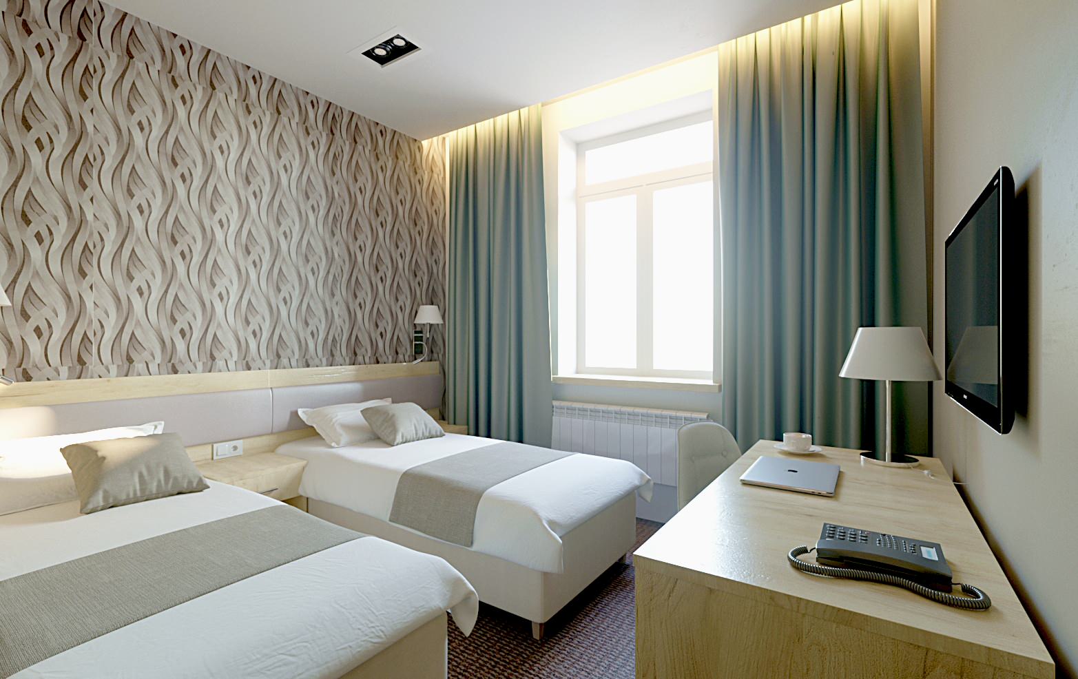 Гостиница на 115 номеров с кафе и баром