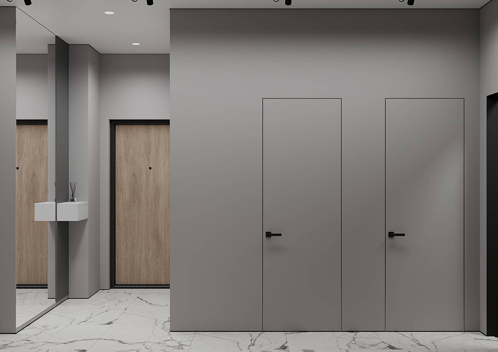Дизайн-проект квартиры 70 м² в ЖК "DOK" | Тюмень