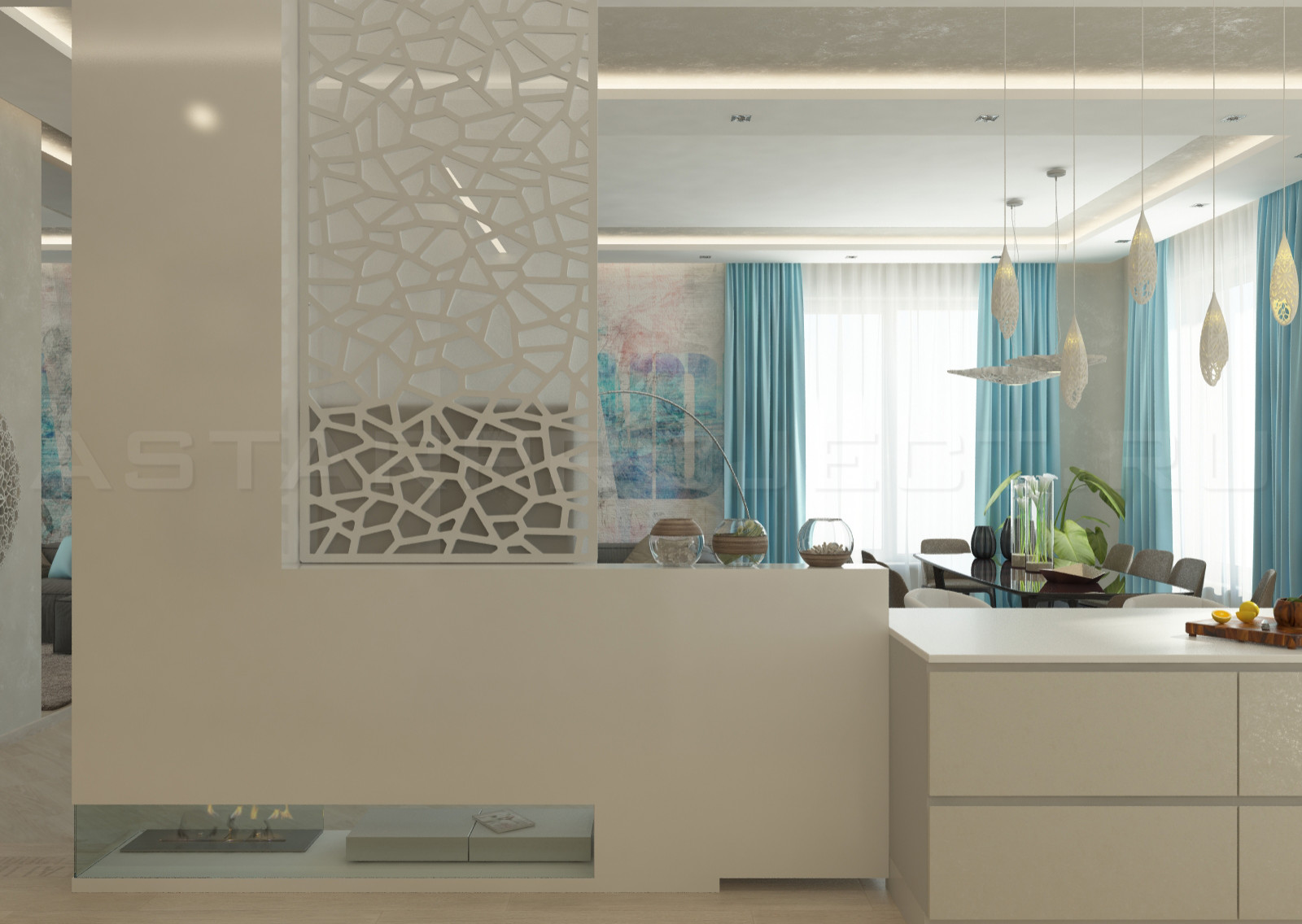 Краски лета(гостиная)