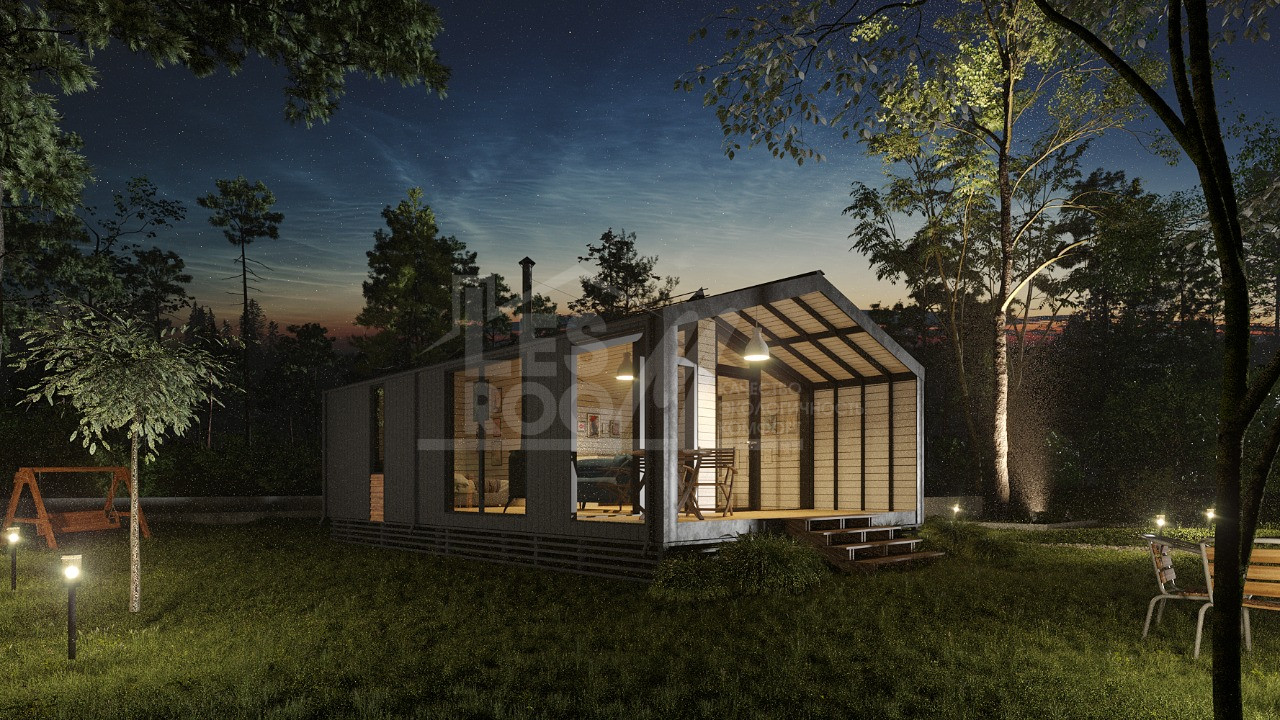 Обложка проекта: Модульный дом "Азиль"