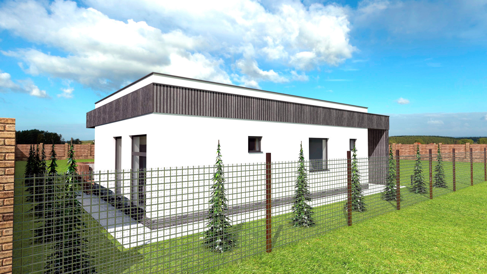 Дизайн-проект экстерьера дома 1