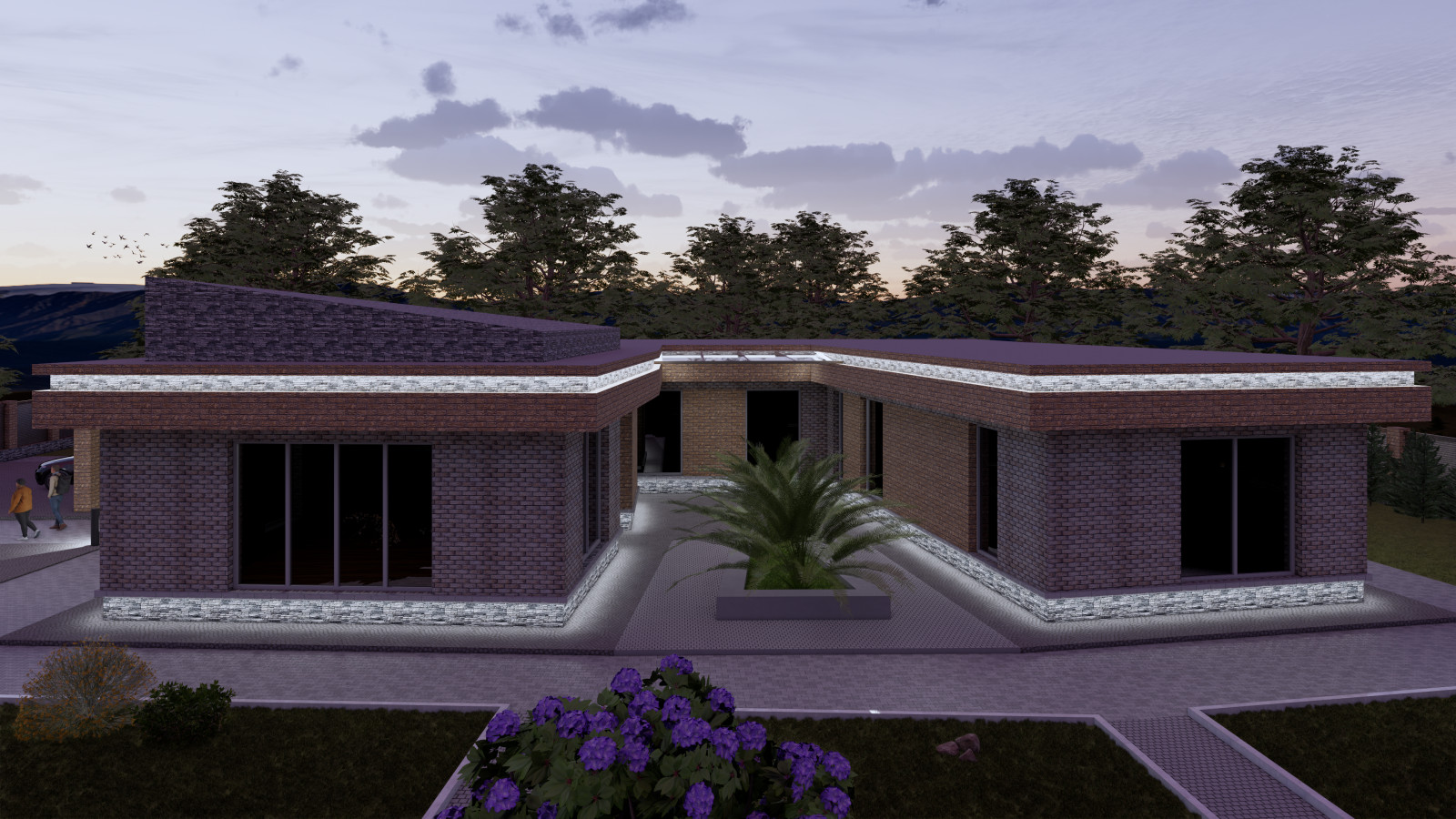 Современный модный жилой дом в Екатеринбурге