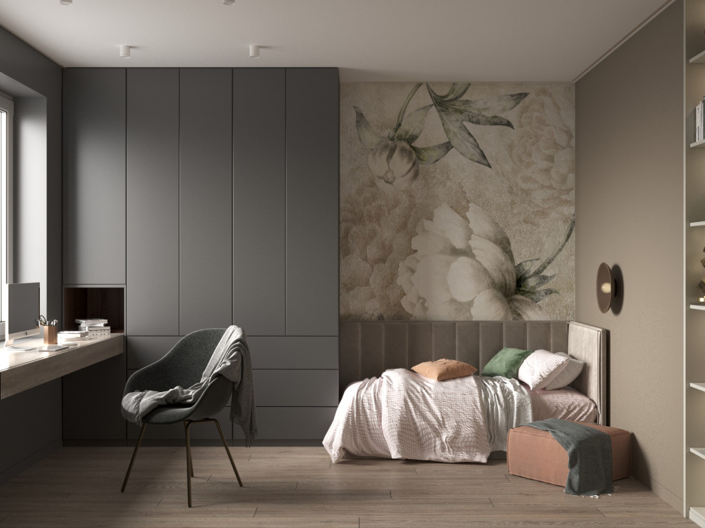 Проект детской комнаты для девочки-подростка