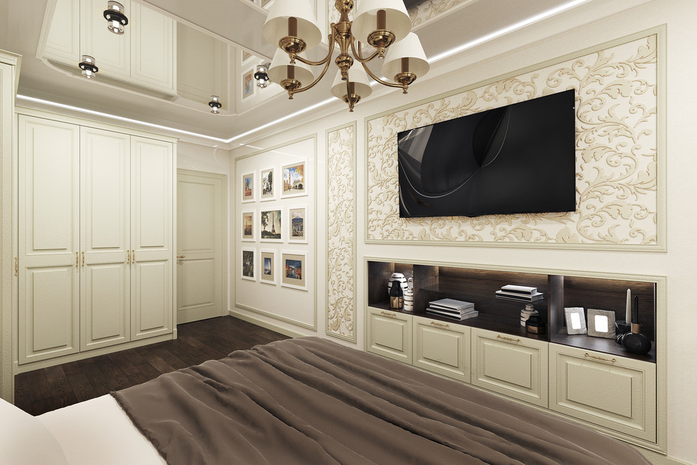 Интерьер спальни в ЖК "Самоцветы"