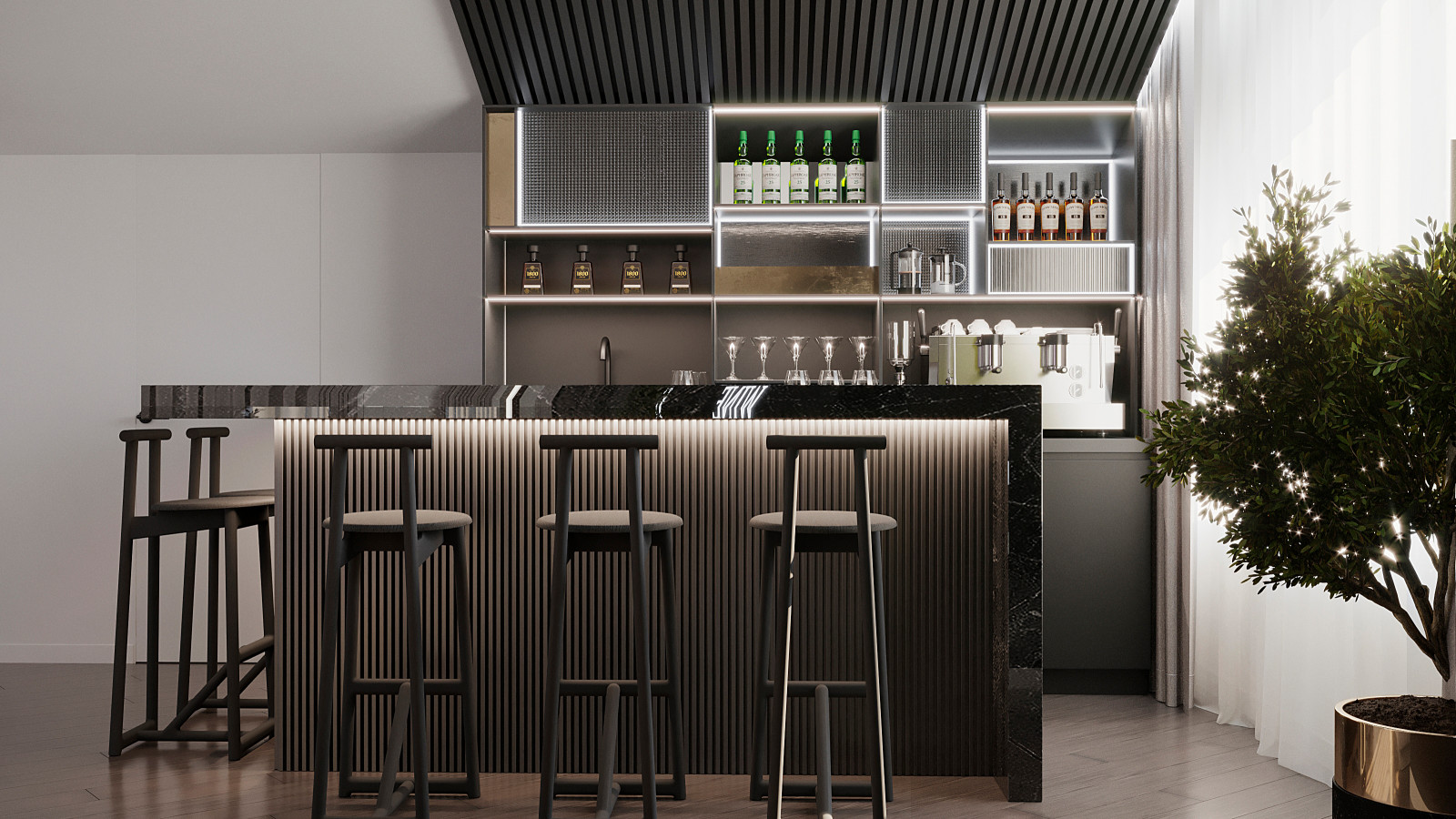 Дизайн-проект загородного дома 239 м2 в Воронеже