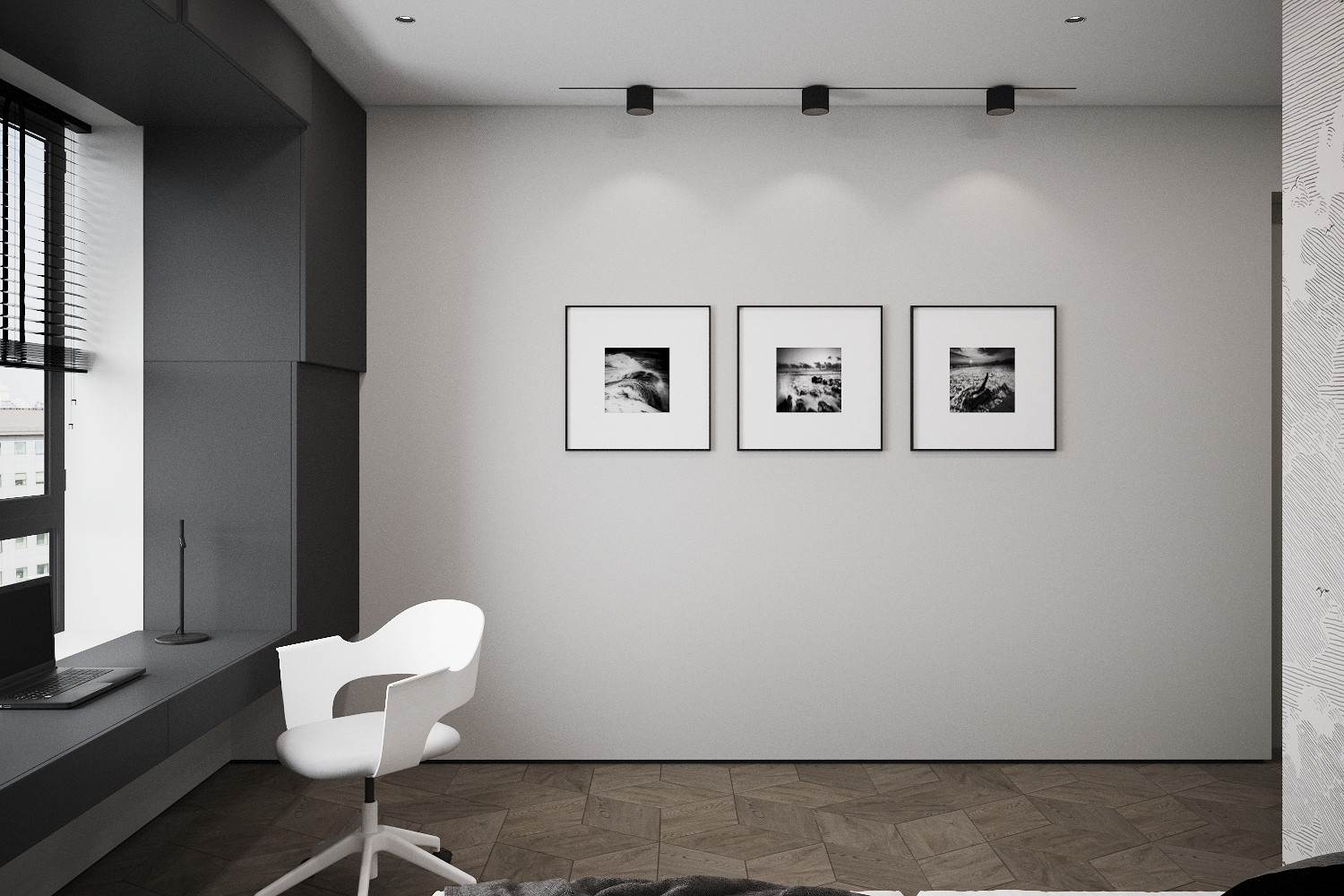 Квартира для семьи, которая любит природу и хоккей