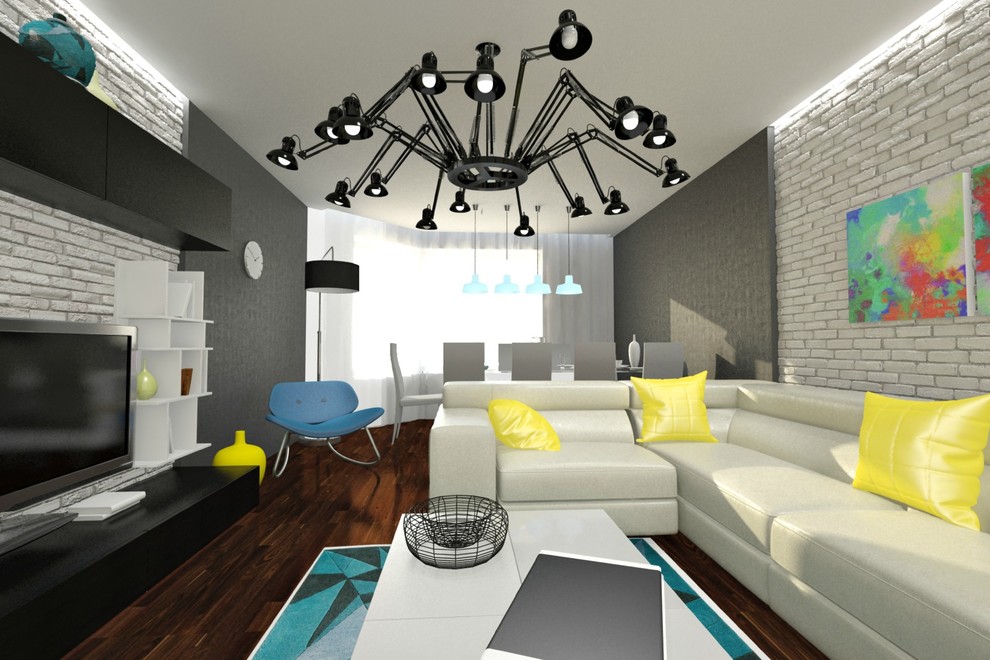 Обложка проекта: Гостиная Лофт