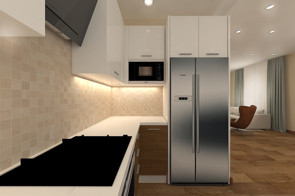 Дизайн кухни-гостиной в современном стиле