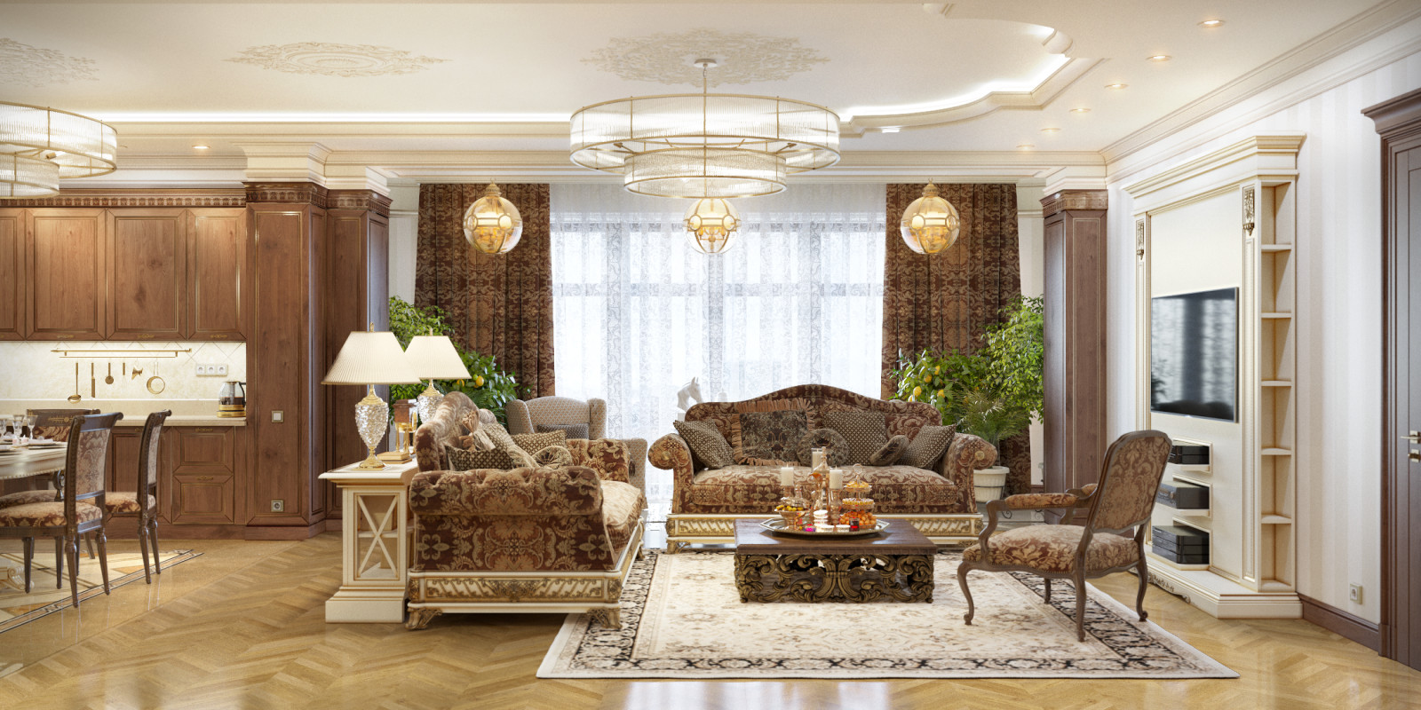 Классическая гостиная
