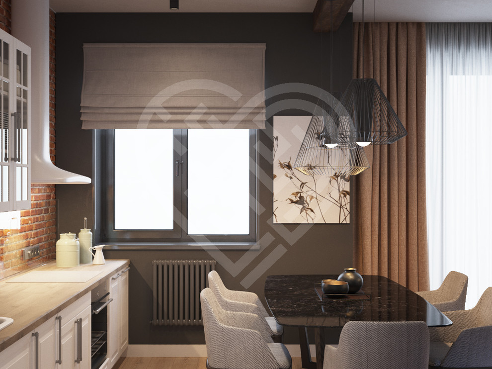 Дизайн интерьера коттеджа в стиле Лофт в Москве